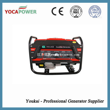 Generador de energía portable de la gasolina / de la gasolina de 2kVA con el motor refrigerado por aire